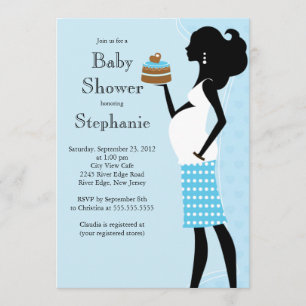 Invitation Maman moderne à être baby shower de garçon