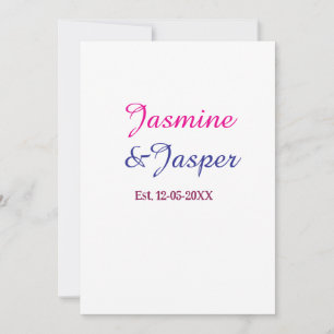 Invitation Maman & Papa nom de couple de nouveaux parents ann