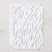 Invitation Maman Tiger & Cub Kraft Baby shower papier Invitat (Dos)