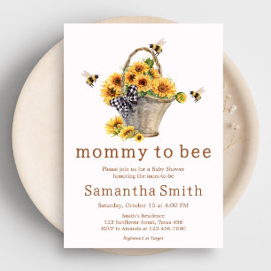 Invitation Maman to Bee Baby shower