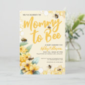 Invitation Maman to BEE Baby shower (Debout devant)
