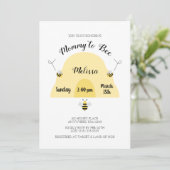 Invitation Maman to Bee | Baby shower de ruche (Debout devant)