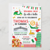 Invitation Mamma mia! Italian Birthday Party (Devant)