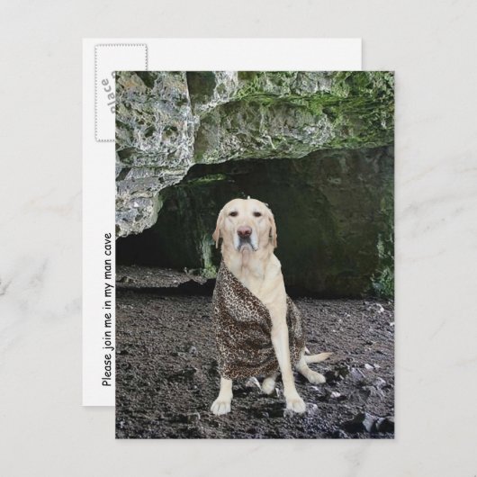 Invitation Man Cave (Devant / Derrière)