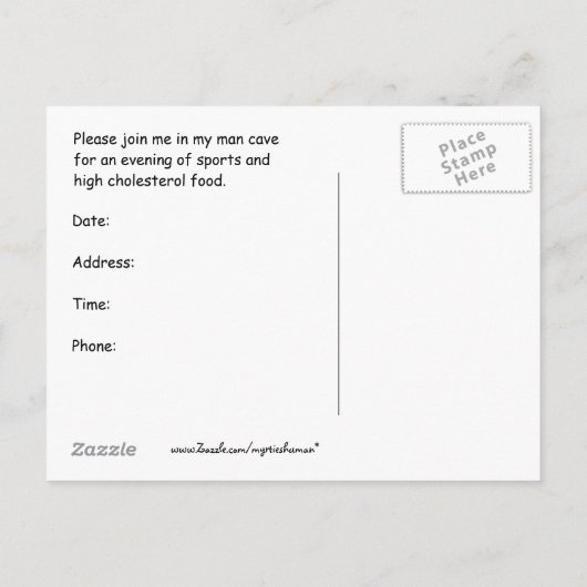Invitation Man Cave (Dos)