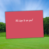 Invitation Man Golf Player Swinging Fifties 50th Birthday