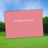 Invitation Man Golf Putting Fifty 50th Birthday