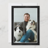 Invitation Man Myth Legend Black Surprise 50th Birthday Photo (Dos)