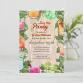 Invitation Man Summer Jardin Cocktail 50th Birthday Party (Debout devant)