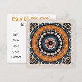 Invitation Mandala (Devant / Derrière)