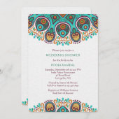 Invitation Mandala Borders (Devant / Derrière)