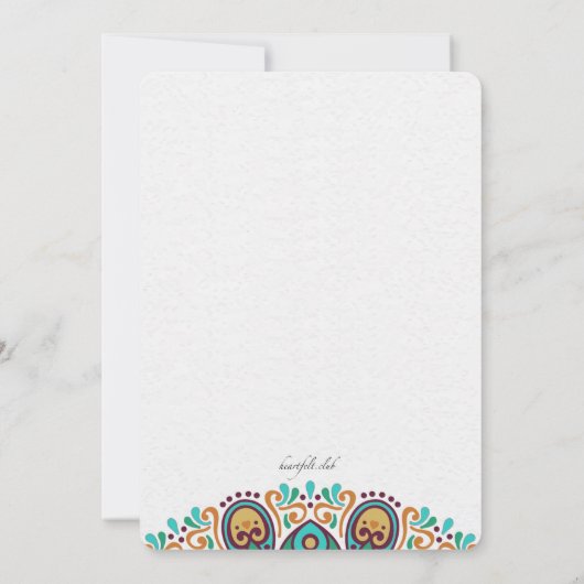 Invitation Mandala Borders (Dos)