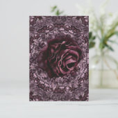 Invitation Mandala de rose  (Debout devant)