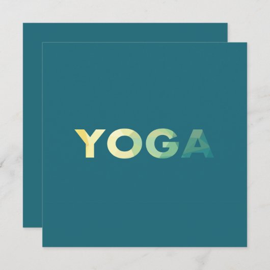 Invitation Mandala de Yoga  (Devant / Derrière)