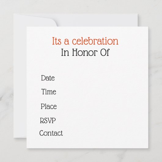 Invitation Mandala décoratif (Dos)