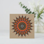 Invitation Mandala décoratif (Debout devant)
