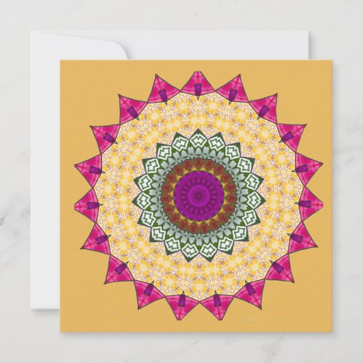 Invitation Mandala décoratif (Devant)