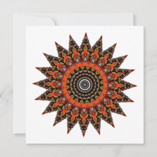 Invitation Mandala décoratif (Devant)