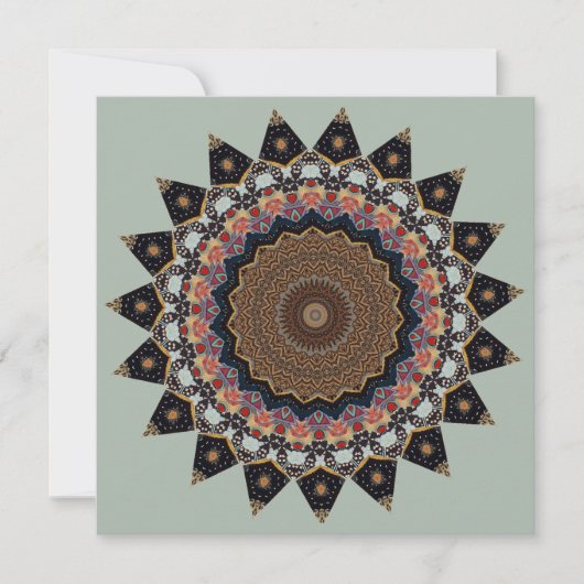 Invitation Mandala décoratif (Devant)