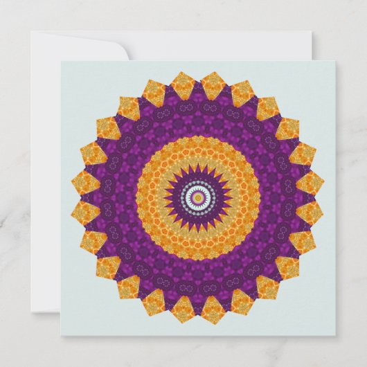 Invitation Mandala décoratif (Devant)
