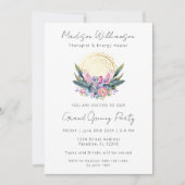 Invitation Mandala doré Cristaux roses Spa Boho Evénement com (Devant)
