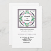 Invitation Mandala Floribunda (Devant / Derrière)