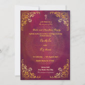 Invitation Mandala hindu mariage indien (Devant)