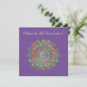 Invitation Mandala Inde Style 1 (Debout devant)