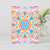 Invitation Mandala Summery (Debout devant)