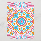 Invitation Mandala Summery (Devant / Derrière)