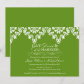 Invitation Mange boire et être marié (Devant / Derrière)