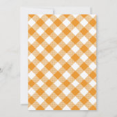 Invitation Mangeons de la tarte graisseuse d'aquarelle (Dos)