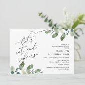 Invitation Mangeons et répétons, Dîner de répétition Mariage (Debout devant)