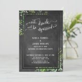 Invitation Manger, Boire & Être Marié de Verdure & Tableau No (Debout devant)