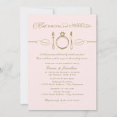 Invitation Manger Boire Être Marié Script Répétition (Devant)