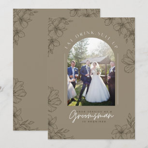 Invitation Manger Boire S'habiller - Le Service de Garçon d'H