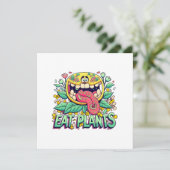 Invitation Manger des plantes (Debout devant)