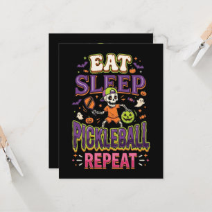 Invitation Manger Dormir Pickleball Répéter Pickleball