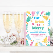 Invitation Mangez Boire et être Joyeux Modèle d'invitation