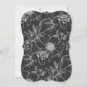 Invitation Mangez boire et être marié Modern Script mariage (Dos)