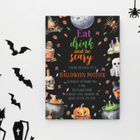 Mangez Boire & Soyez Effrayant Halloween Potluck P