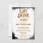 Invitation Mangez Boire & Soyez Scarey Halloween (Devant)