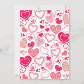 Invitation "Mangez, buvez et aimez" Fête des mariées de la Sa (Dos)