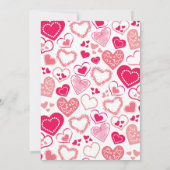 Invitation "Mangez, buvez et aimez" Saint-Valentin (Dos)