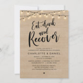 Invitation Mangez, buvez et reprenez, Le matin après le brunc (Devant)