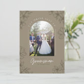 Invitation Mangez, buvez, habillez-vous - Le service de garço (Debout devant)