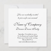 Invitation Mangez la boisson et soyez acclamation de Joyeux (Devant)