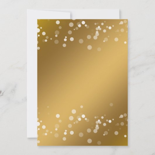 Invitation Mangez la boisson soit joyeuse fête de vacances (Dos)