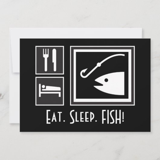 Invitation Mangez les POISSONS de sommeil ! Vous êtes invités (Devant)