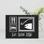 Invitation Mangez les POISSONS de sommeil ! Vous êtes invités (Debout devant)